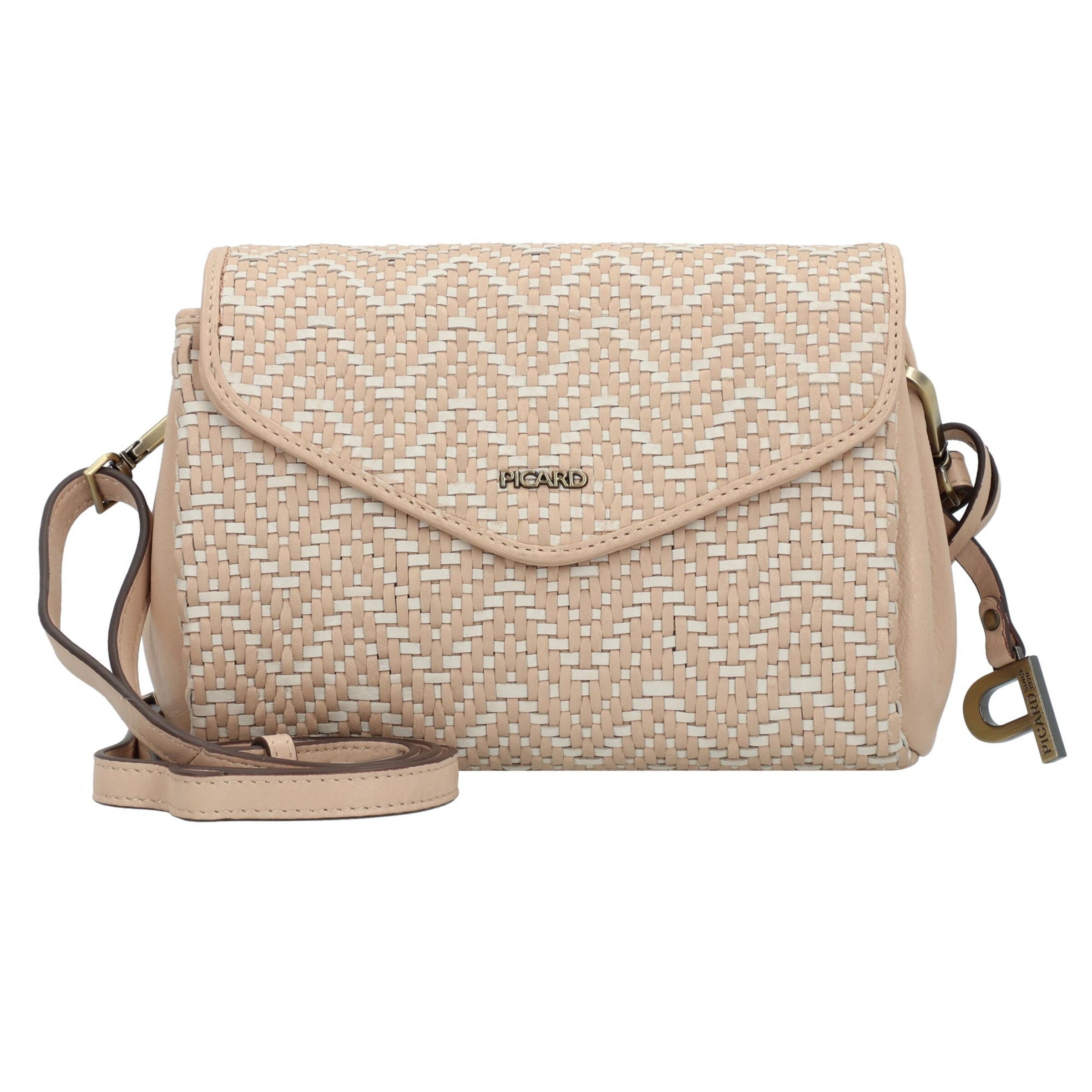 Borsa a tracolla di Picard in beige: frontale