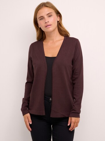 Kaffe Strickjacke 'Fenia Astrid' in Braun: Vorderseite
