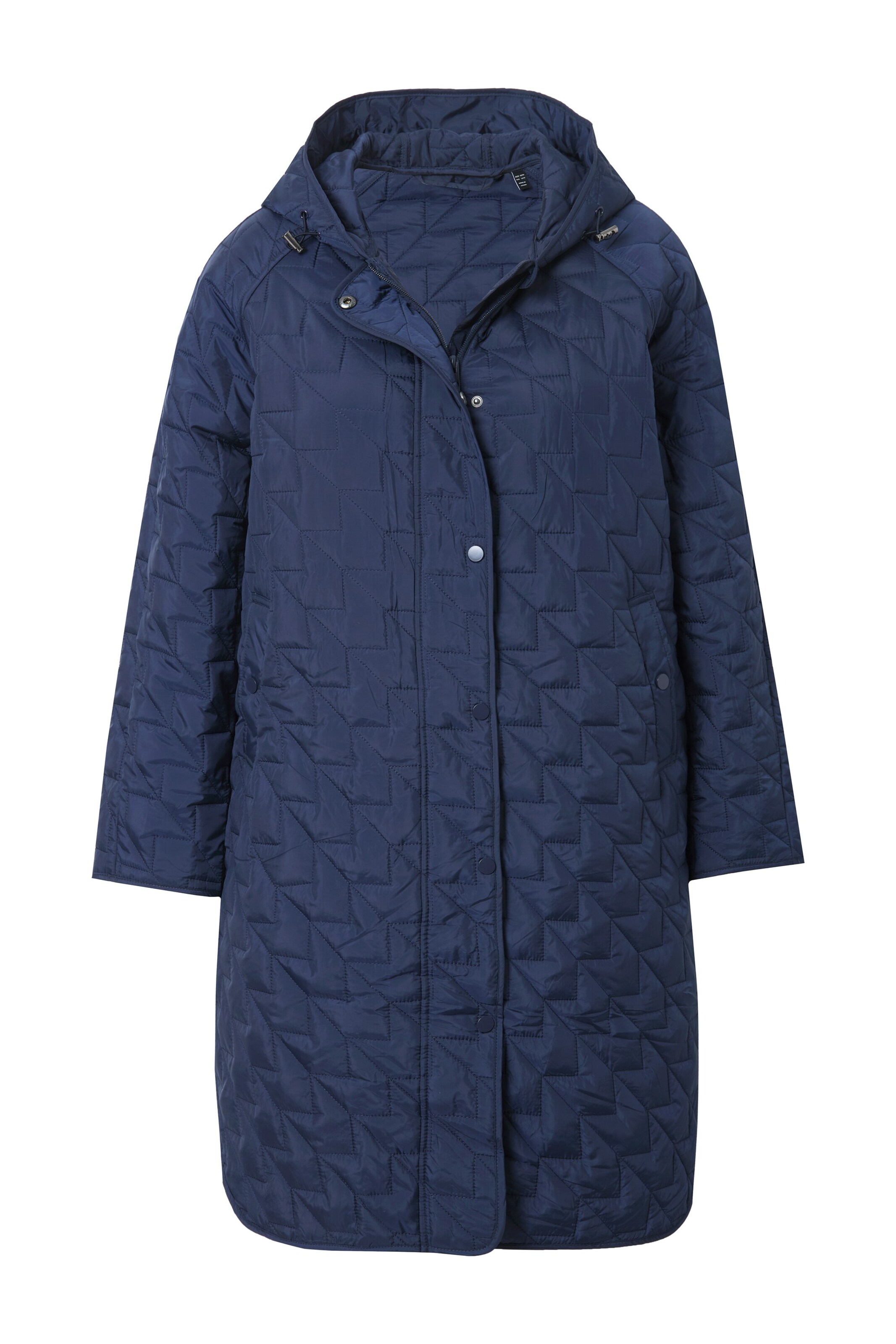 Ulla Popken Tussenmantel in Blauw: voorkant