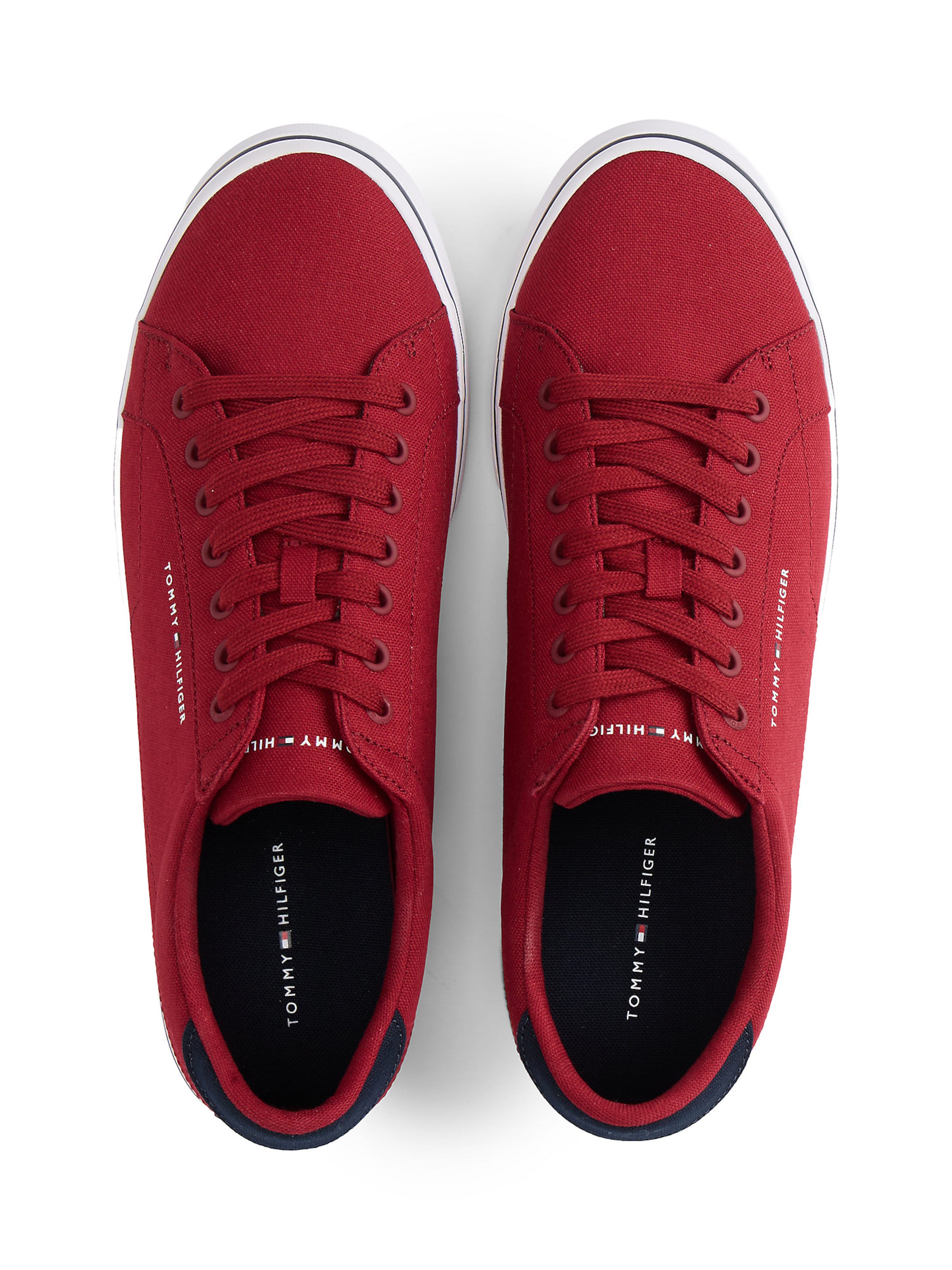 Baskets basses TOMMY HILFIGER en rouge