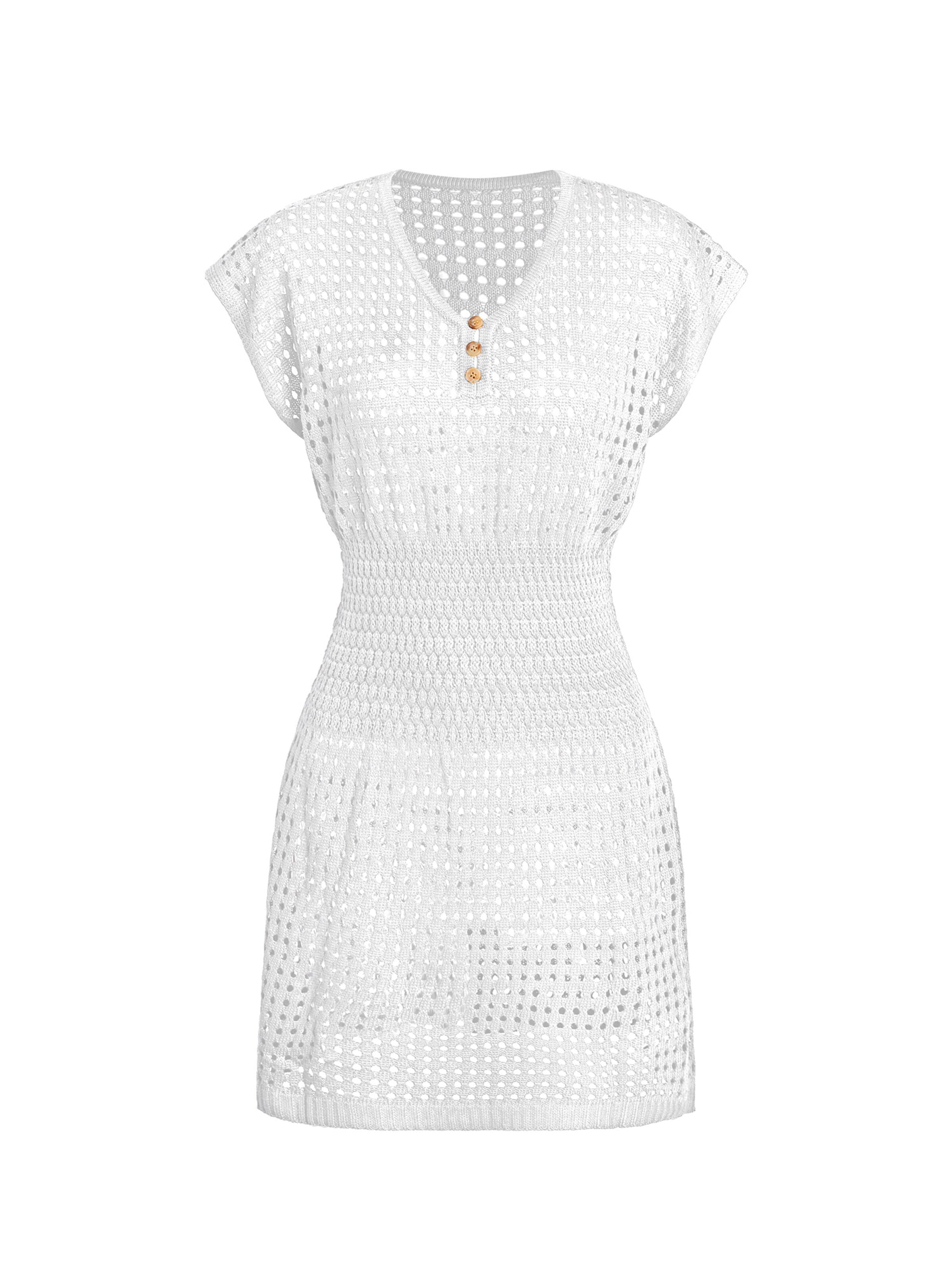 Cupshe Strandkleid‌‌‌‌‌ in Weiß: Vorderseite