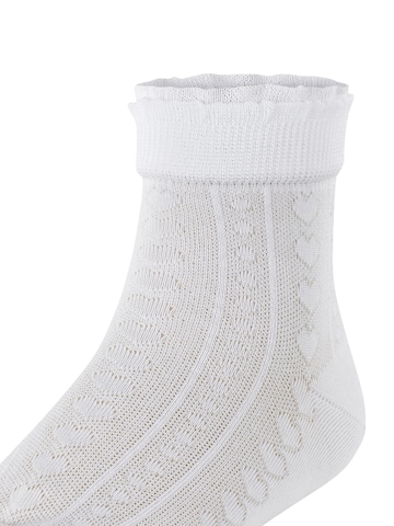 FALKE Socks 'Romantic Net' in White