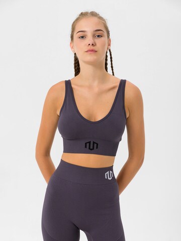 MOROTAI High Support Sport-BH 'NAIKAN SEAMLESS' in Lila