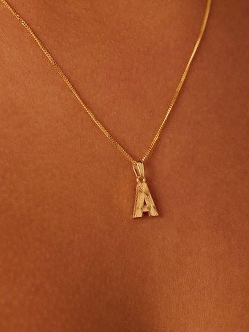 Lucardi Anhänger 'Klassisch' in Gold: Vorderseite