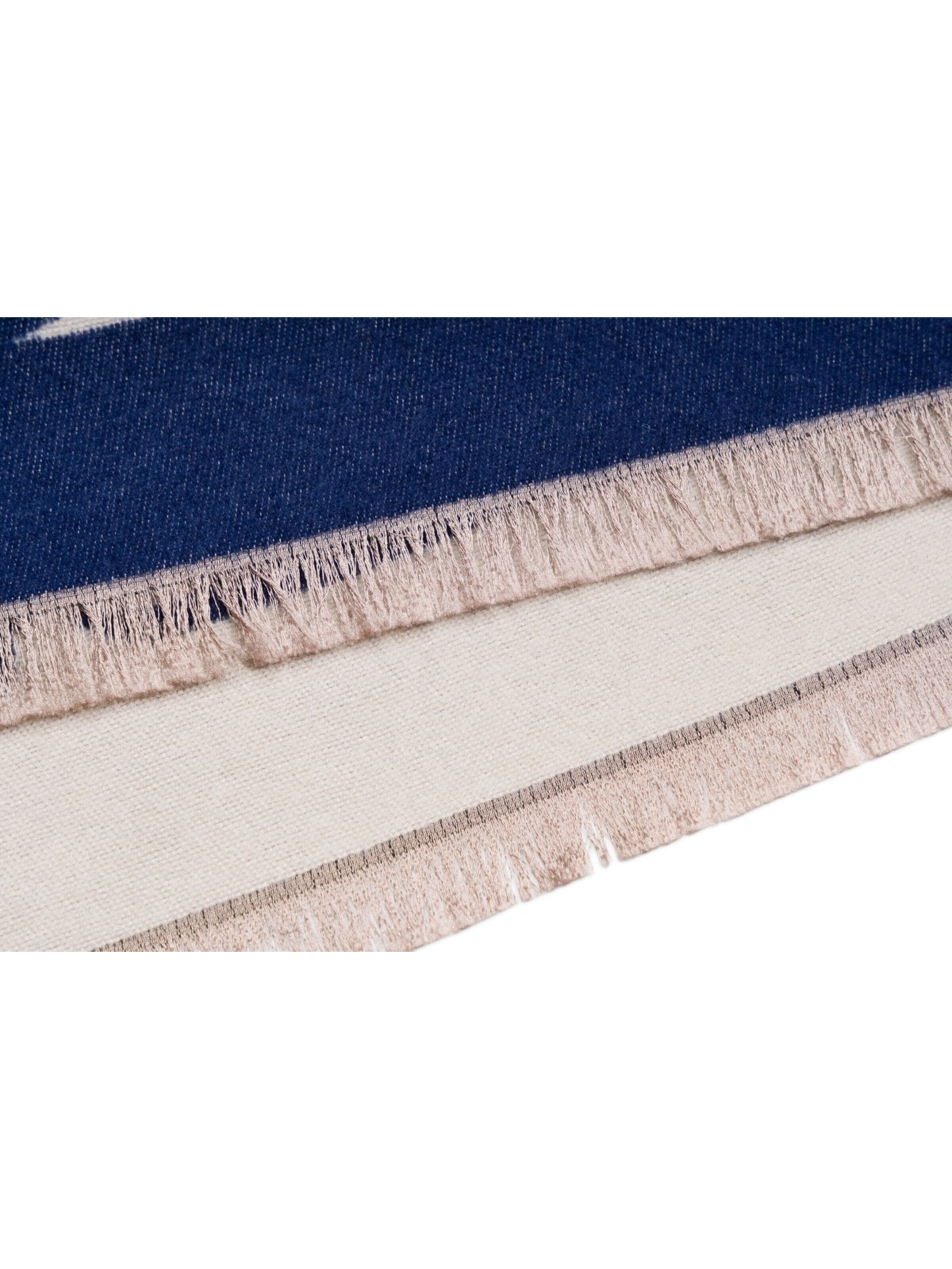 styleBREAKER Schal 'Schal mit Zebra Muster'‌‌‌‌‌ in Blau