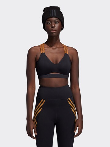 ADIDAS ORIGINALS regular Σουτιέν σε μαύρο: μπροστά