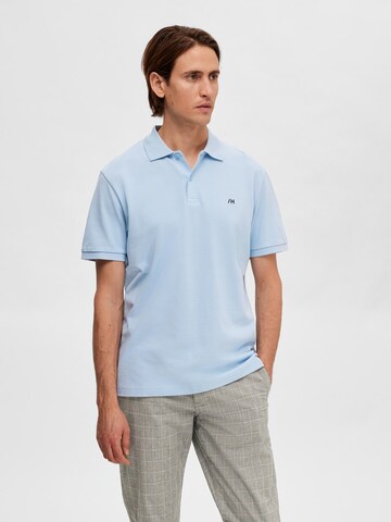 SELECTED HOMME - Camiseta 'Dante' en azul: frente