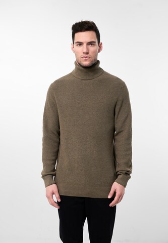 Street One MEN Sweater in Brown: front