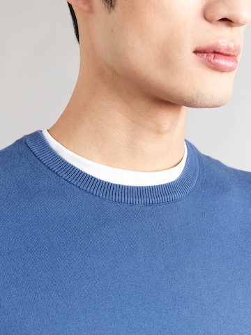 UNITED COLORS OF BENETTON Regularny krój Sweter w kolorze niebieski