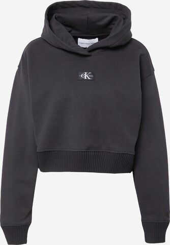 Calvin Klein Jeans Sweatshirt in Black: front