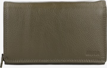 MIKA Wallet in Green: front