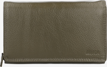 MIKA Wallet in Green: front