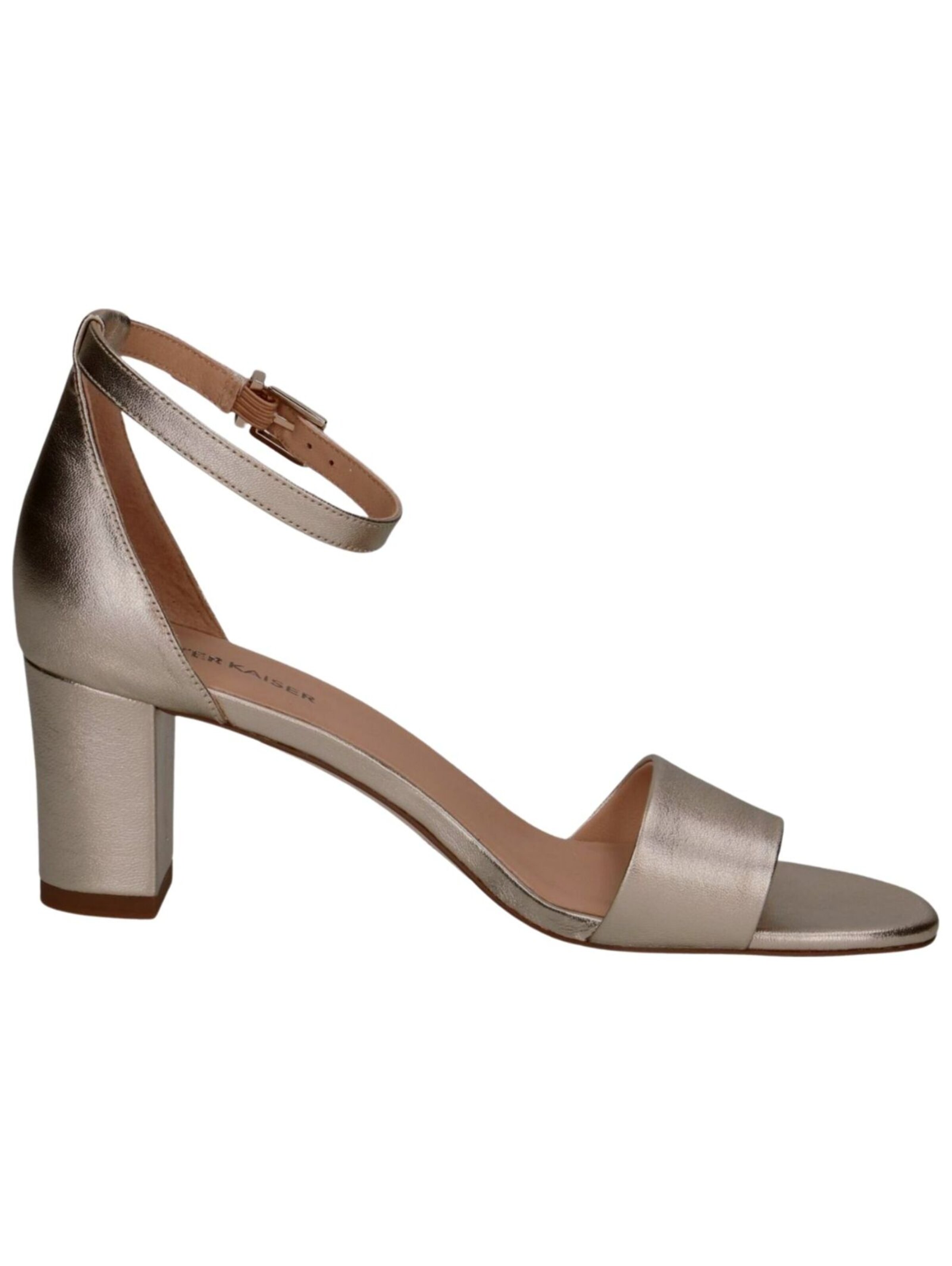 PETER KAISER Sandalen met riem in Goud