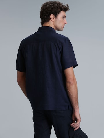 Fit confort Chemise 'Bert' Lufian en bleu