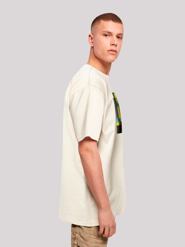 F4NT4STIC Shirt 'Heroes of Childhood Tao Tao Cassette' in Beige