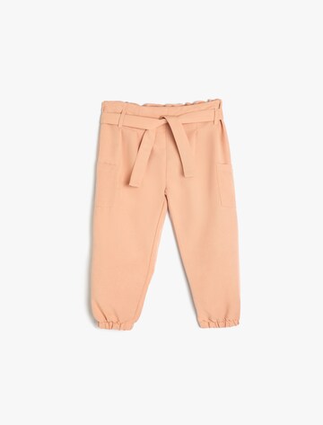 Koton Tapered Pants in Orange: front