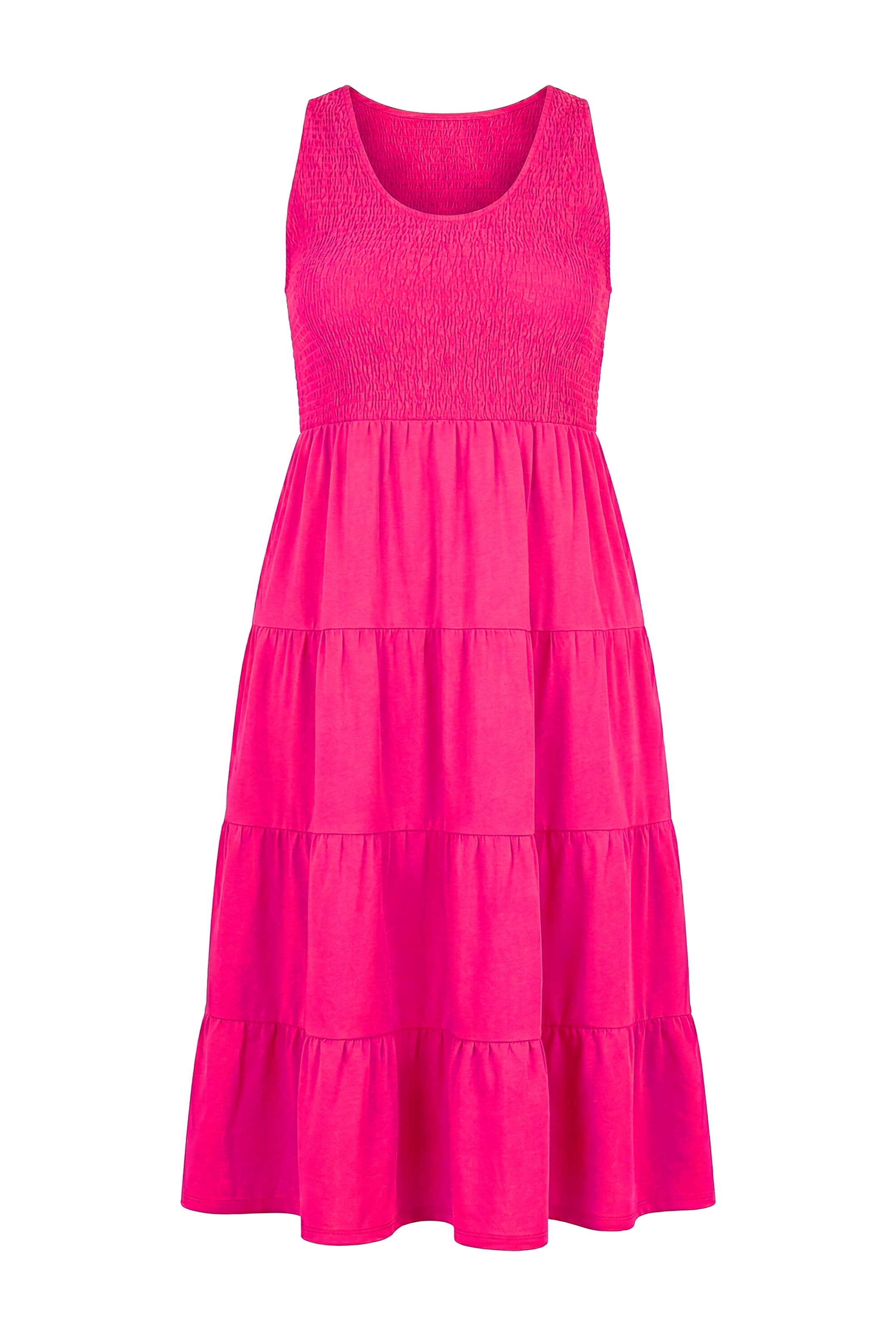 Studio Untold Jurk in Roze: voorkant