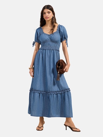 Friends Like These - Vestido de verano en azul: frente
