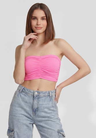 MYMO - Top en rosa: frente