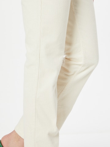 Monki جينز واسع من الأسفل سراويل بلون أبيض