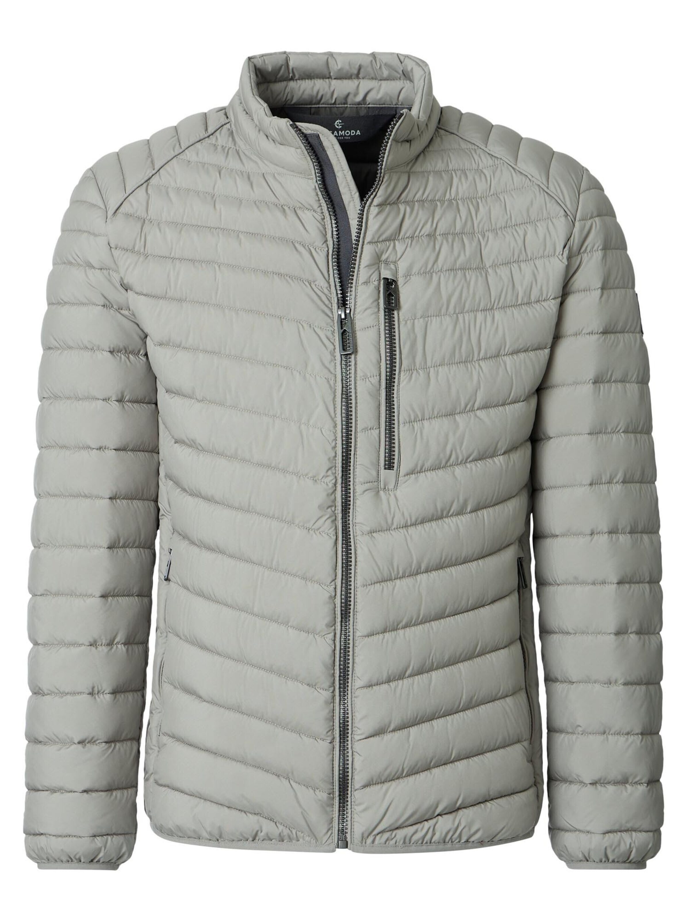 CASAMODA Between-season jacket 'Basic' in Grey: front