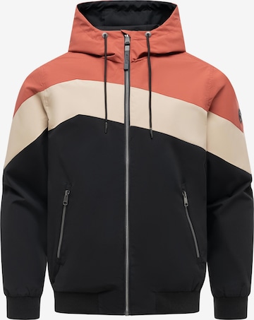 Ragwear Functionele jas 'Stewie Block Youmodo' in Bruin: voorkant