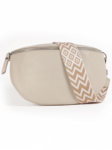 lePelou Fanny Pack 'THEA large' in Beige: front