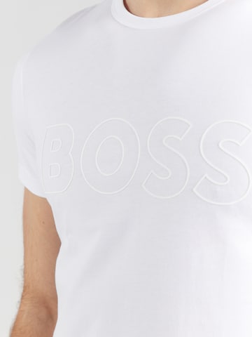 BOSS Green Shirt 'Teebo_N' in White