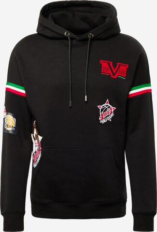 19V69 ITALIA Sweatshirt 'Versace' in Zwart: voorkant