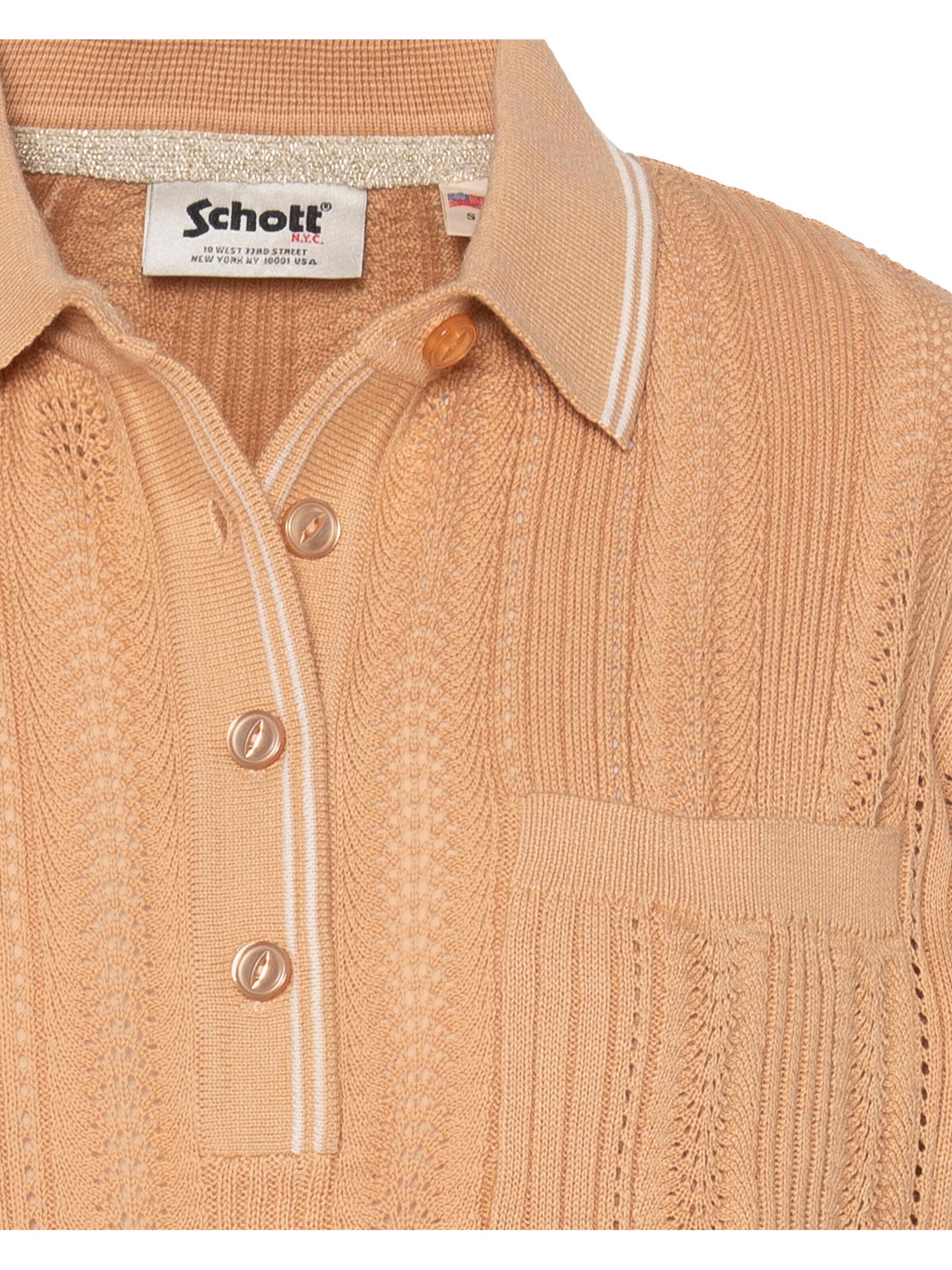 T-shirt Schott NYC en jaune