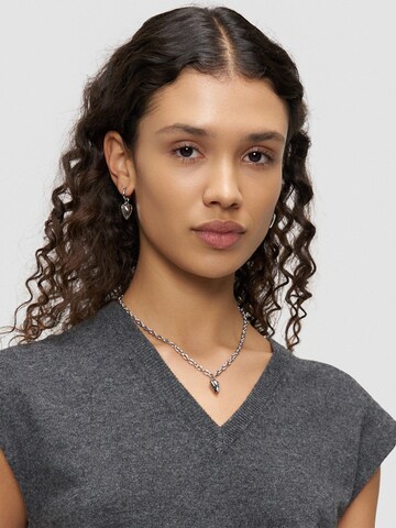 Liebeskind Berlin Earrings 'Heart' in Silver: front