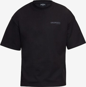 Dropsize T-Shirt in Schwarz: Vorderseite