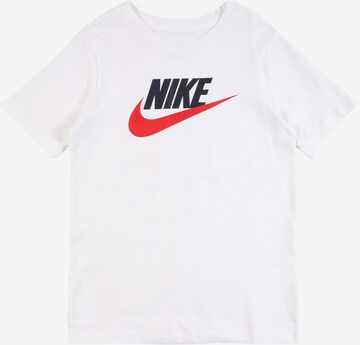 Nike Sportswear - Camiseta 'Futura' en blanco: frente