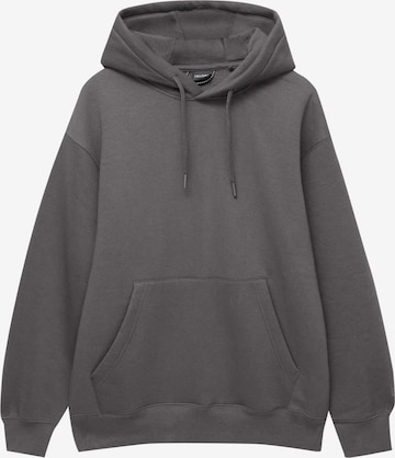 Pull&Bear Sweatshirt in Grijs: voorkant