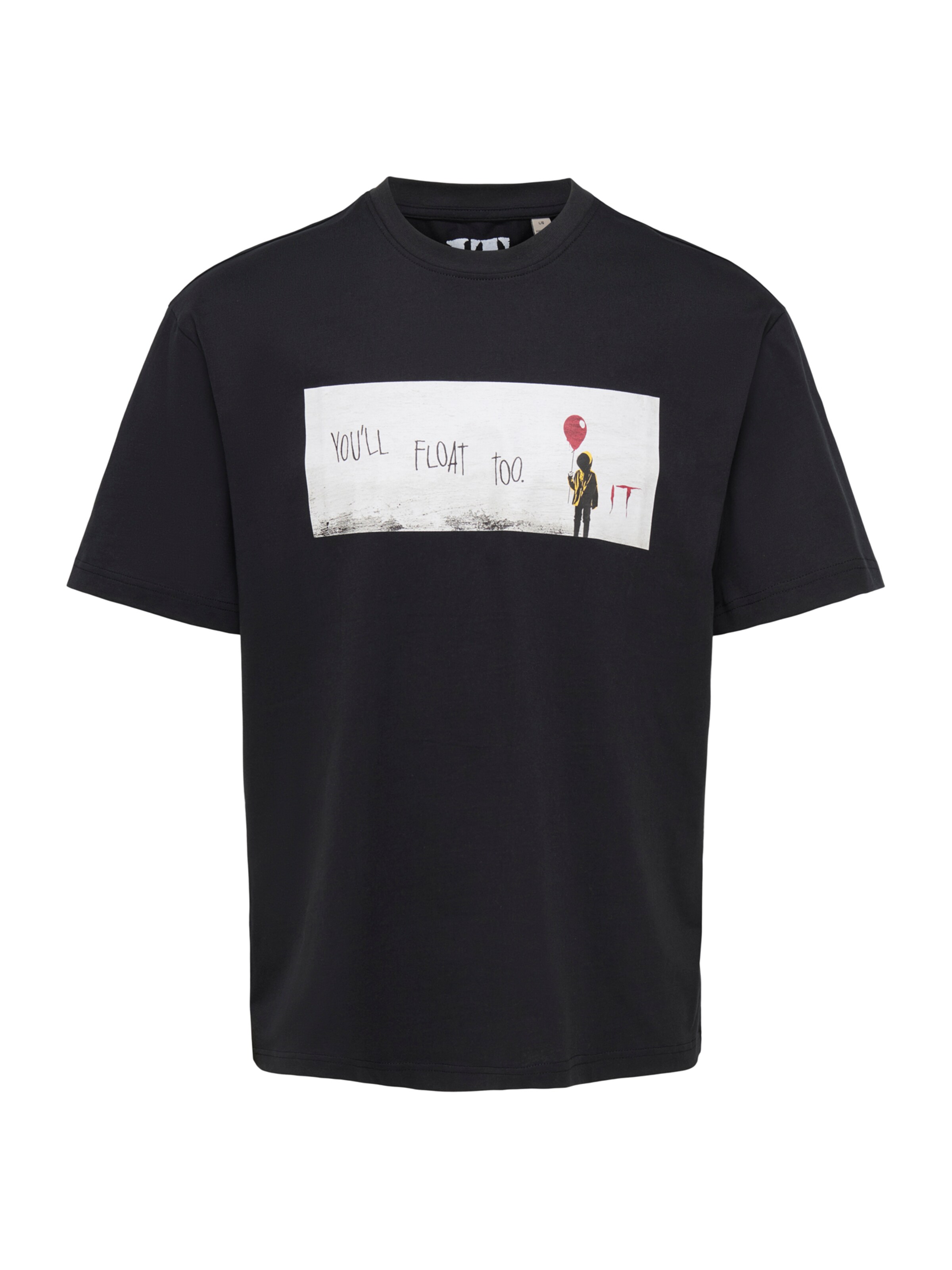 Only & Sons - Camiseta 'ONSHALLOWEEN' en negro: frente