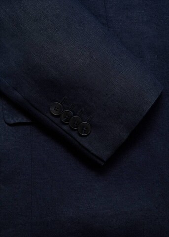 MANGO MAN Slim fit Suit Jacket 'Amalfi' in Blue