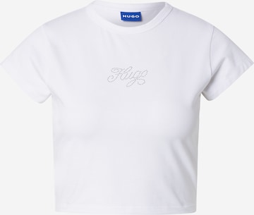 T-shirt 'Dome_B' HUGO en blanc : devant