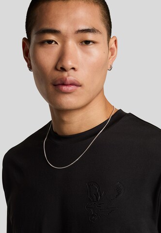 T-Shirt 'Panelled Neoprene' Lyle & Scott en noir