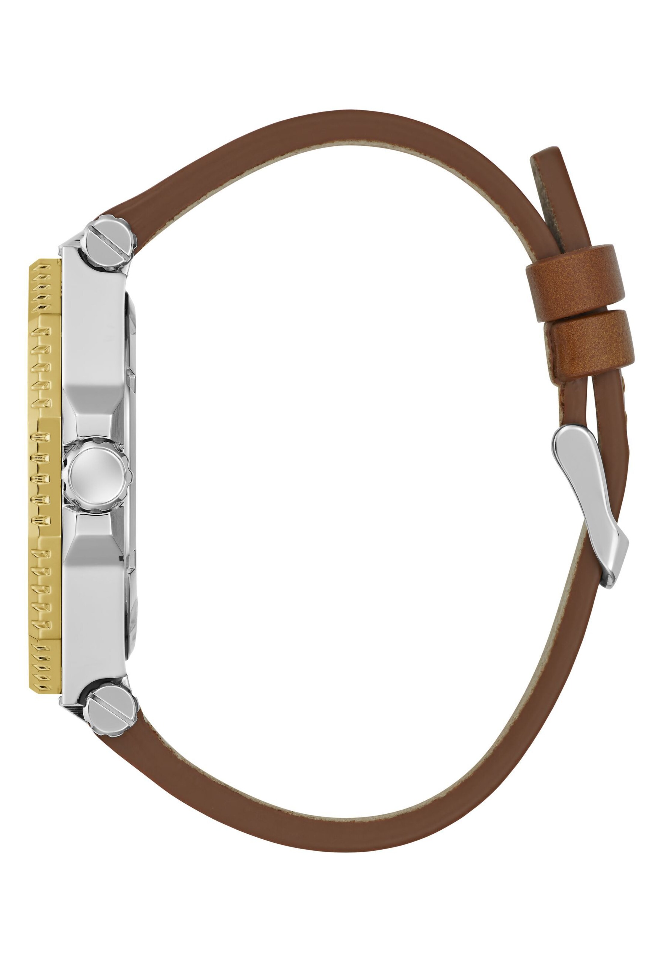 GUESS Analoguhr 'Prime' in Braun