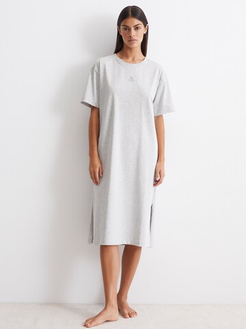 Marc O'Polo Pajama shirt ' Heavy Jersey ' in Grey: front