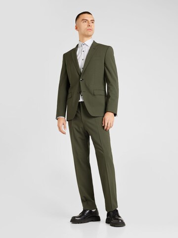 BOSS Regular Suit 'Huge' in Green: front