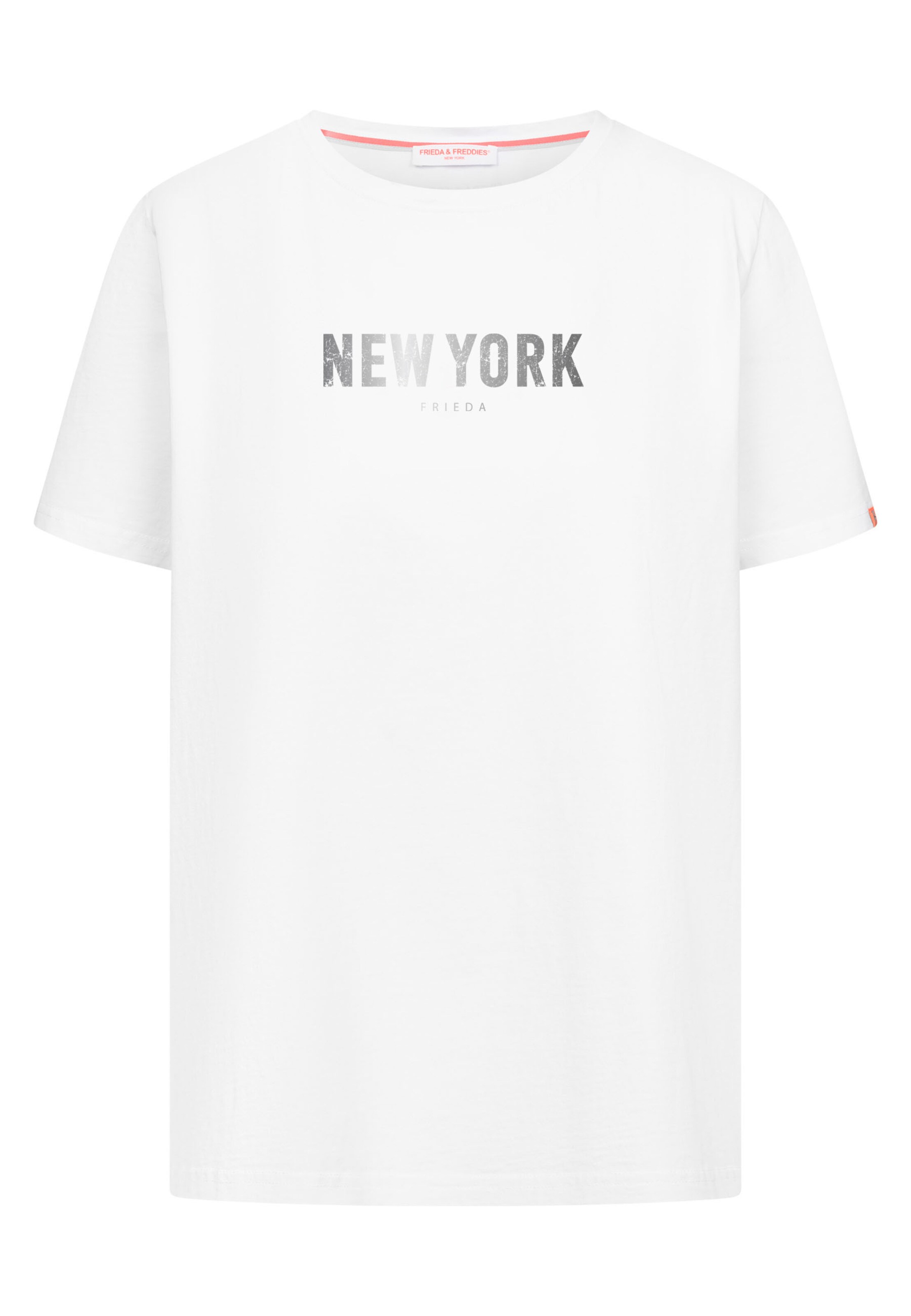 Frieda & Freddies NY Shirt in White: front