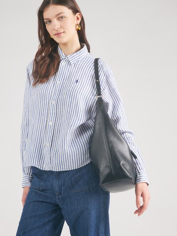 Camicia da donna di Polo Ralph Lauren in blu: frontale