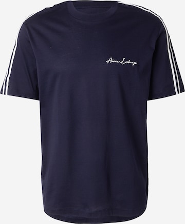 mėlyna ARMANI EXCHANGE Marškinėliai: priekis