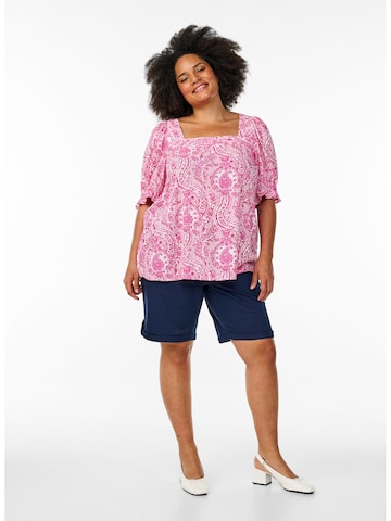 Zizzi Blouse 'Vrita' in Pink