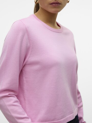 VERO MODA Trui 'VMSilje' in Roze
