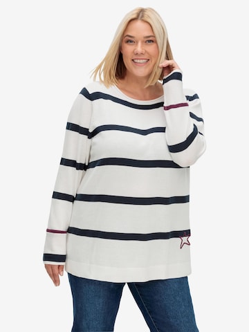 SHEEGO Pullover in Weiß: predná strana