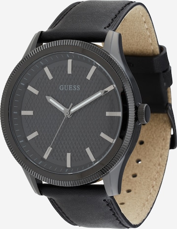 juoda GUESS Analoginis (įprasto dizaino) laikrodis 'Dex': priekis