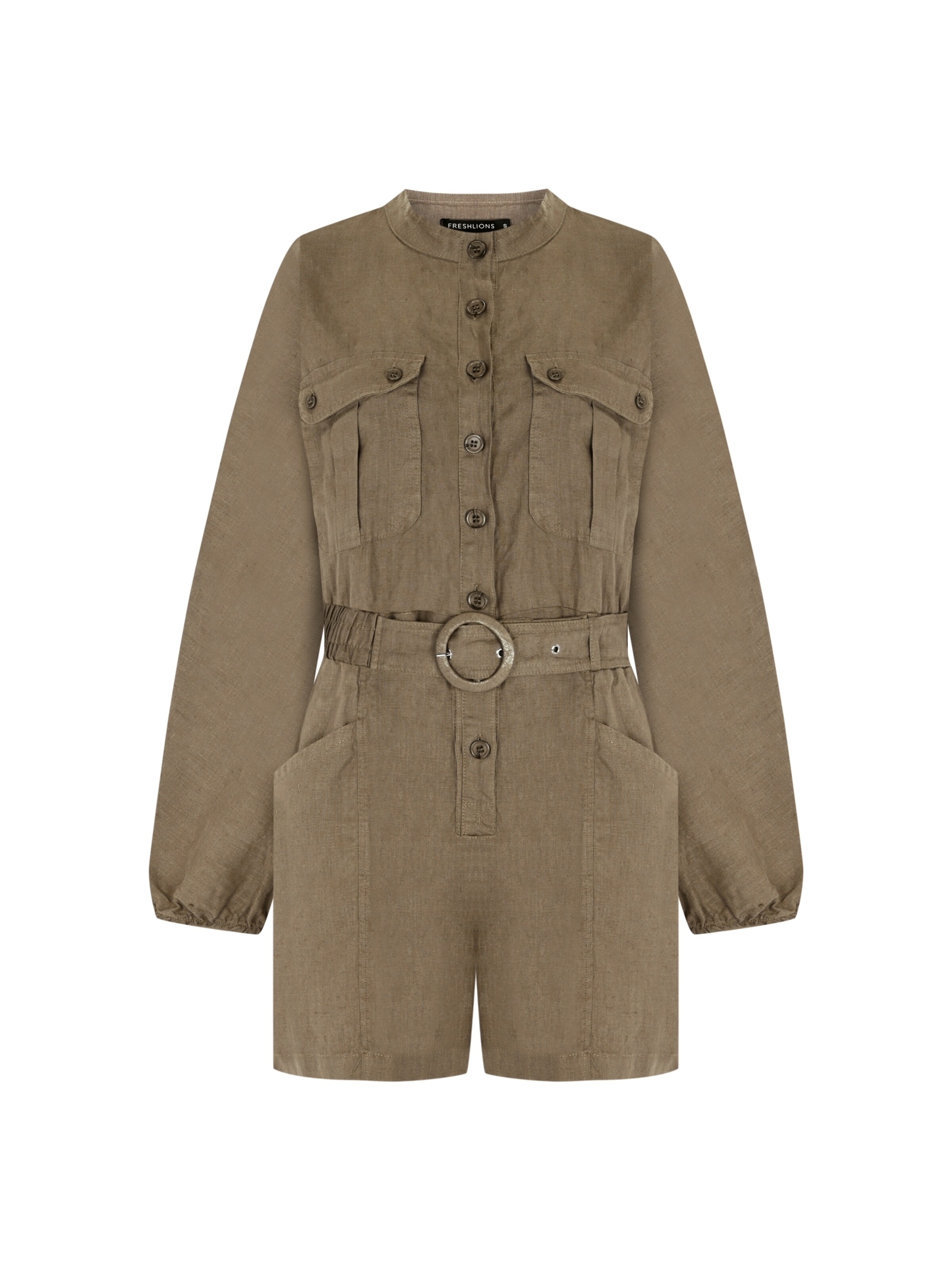 FRESHLIONS Jumpsuit 'Jade' in Beige: Vorderseite