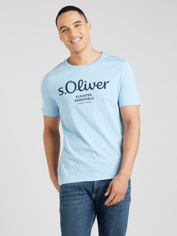 s.Oliver Shirt in Blue: front